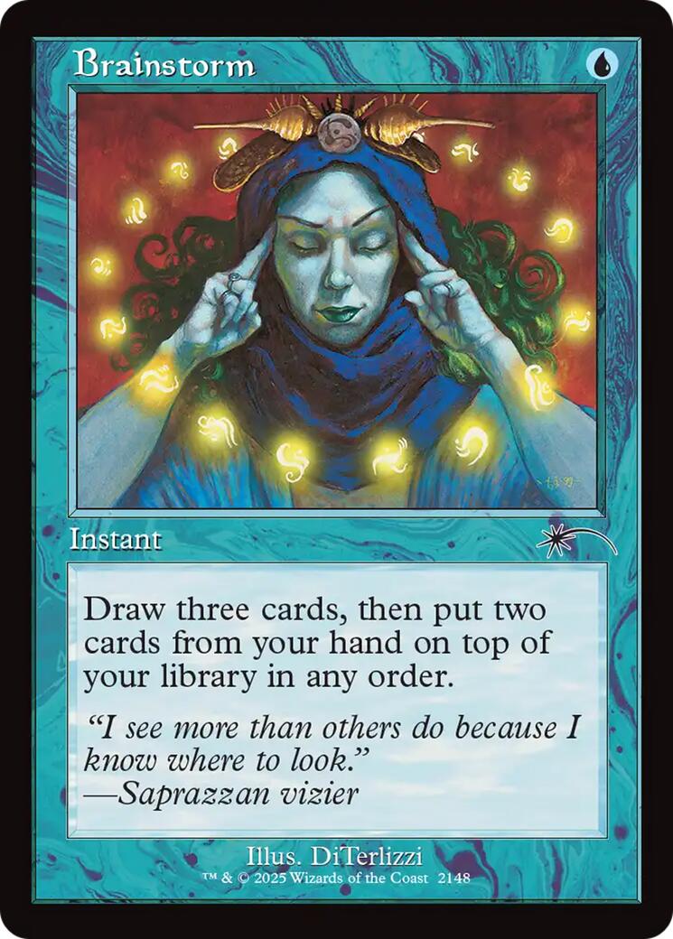 Brainstorm (2148) (Retro Frame) [Secret Lair Drop Series]