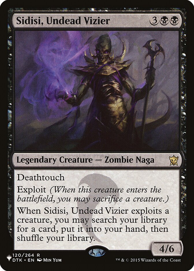 Sidisi, Undead Vizier [The List]