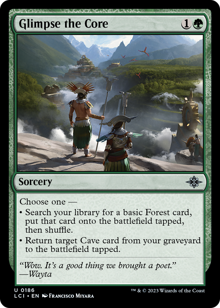 Glimpse the Core [The Lost Caverns of Ixalan]