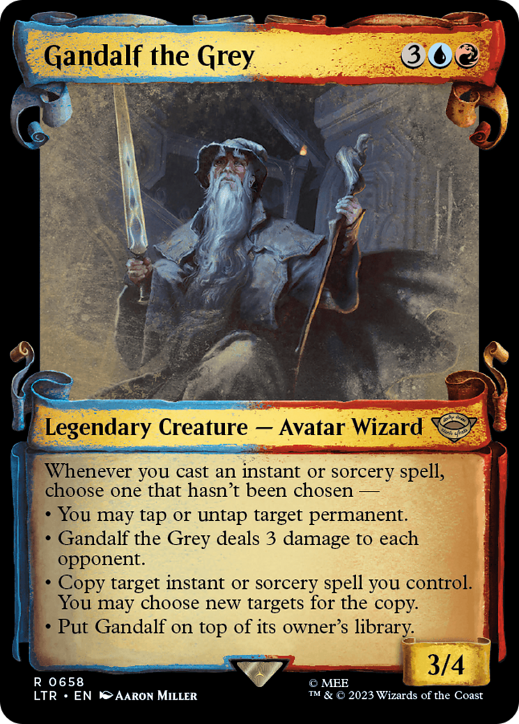 Gandalf the Grey [The Lord of the Rings: Tales of Middle-Earth Showcase Scrolls]