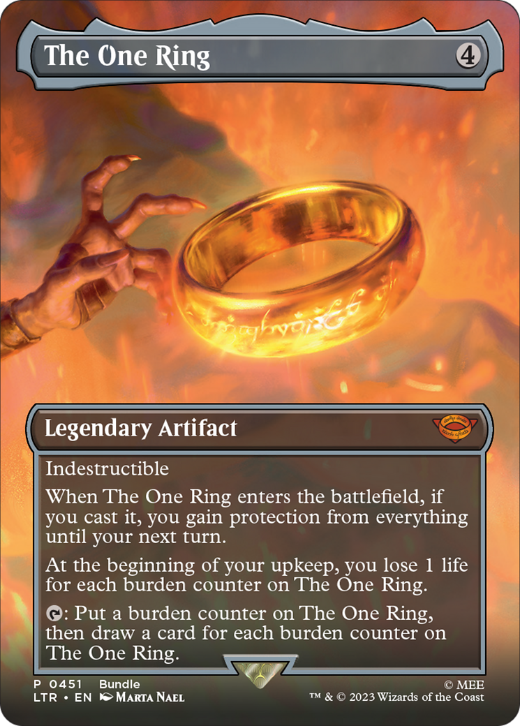 The One Ring (Borderless Alternate Art) [The Lord of the Rings: Tales of Middle-Earth]